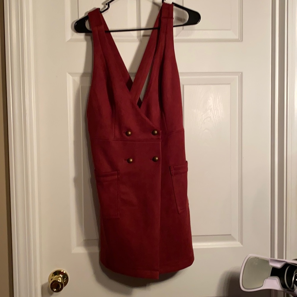 Criss cross holiday dress